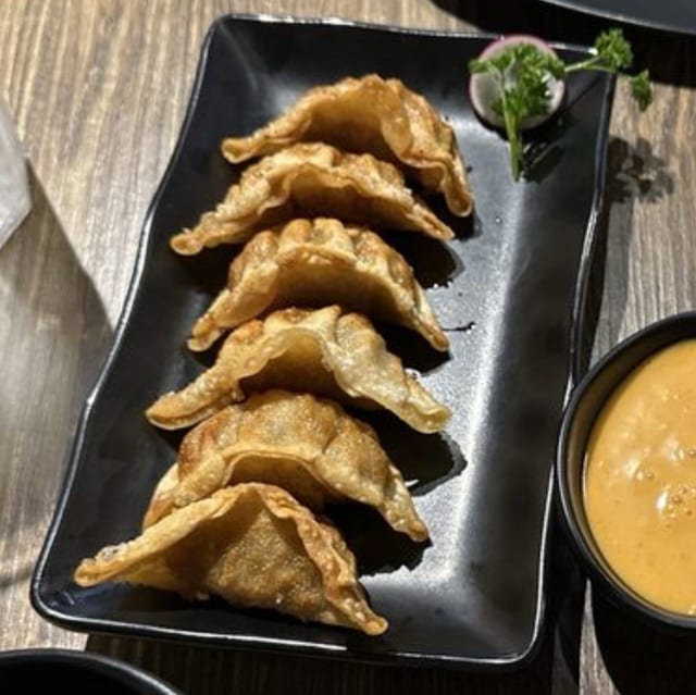 DEEP FRIED GYOZA.
